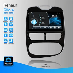 Autoradio Car Tablet 10.1" per Renault Clio 4 2016-2019 Stereo Apple CarPlay A - Foto 1 di 20