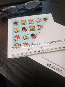 USPS Postage Stamps Sheet of 20 for Post Card Coral Reef - Picture 1 of 2