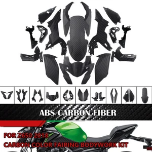 Carbon Fiber Fairing Bodywork Cover Cowling Kit For KAVASAKA Z650 2018-2023 - Picture 1 of 78
