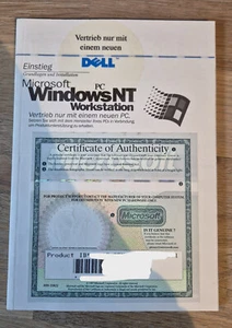 Microsoft Windows NT Workstation Lizenz und Handbuch - Bild 1 von 1