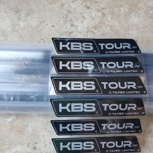 New & Uncut $550 KBS Ltd. Ed. Black C Taper 120S 4-PW Stiff Flex .355 Diameter - Picture 1 of 2