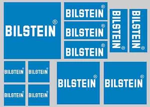 BILSTEIN STICKER SETS - SHEET OF 12 STICKERS - DECALS - Picture 1 of 1