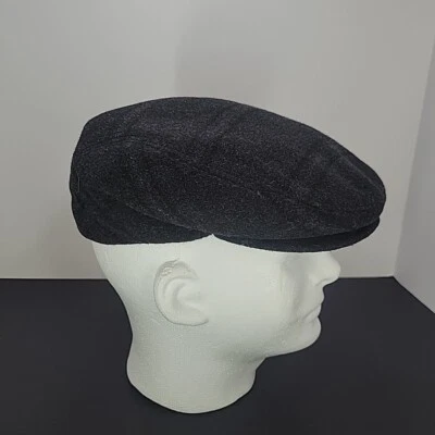 Gorra plana aislada Brooks 346 sombrero cabbie newsboy a cuadros cottagecore Farmcore Foto 1 de 4