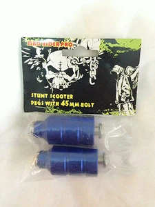 Par de clavijas de scooter acrobacias de alta calidad y construcción fuerte con ejes 6 COLORES REINO UNIDO - Imagen 1 de 10