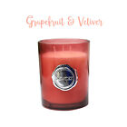 3-Wicks Scented Candle Glass Jar Grapefruit & Vetiver 470g Aromatic Fragrance