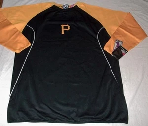 Suéter de lana auténtico en el campo Therma base técnica tecnología tecnología Pittsburgh Pirates dos tonos - Imagen 1 de 7