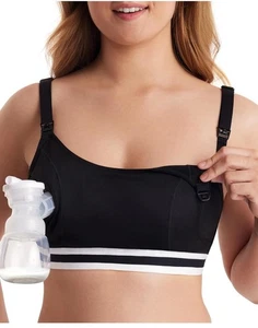 Momcozy Hands Free Pumping Bra, Adjustable Breast-Pumps Holding and Nursing XL - Picture 1 of 6