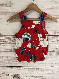 Pagliaccetto Aereo Vintage Inglese Toffee Rosso Bambino 2T - Foto 1 di 9