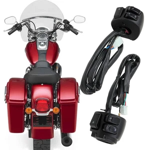 1'' Handlebar Control Switches & Wiring Harness For Harley V-ROD Dyna 96-12 - Picture 1 of 13