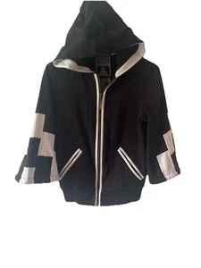L.A.M.B By Gwen Stefani Rare Zip Hoodie Jacket Women Size Small Black White - Picture 1 of 8