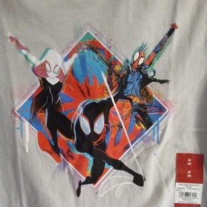 Spiderman Trio Across Spiderverse Size M 8 Tee Shirt - Picture 1 of 2