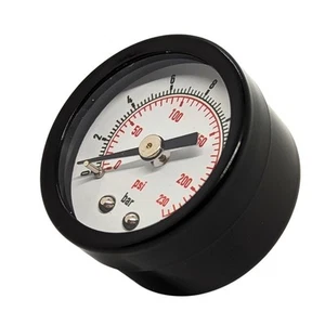 Manometer 0-6,0bar 1/8 Zoll Klasse 2,5 Anschluss hinten Durchmesser 40mm Druckme - Picture 1 of 8