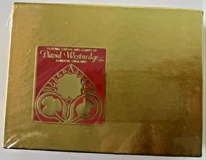 Playing Cards David Westnedge London England Double Deck Gold box sealed BELGIUM - Bild 1 von 6