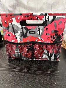 Thirty-One Bold Blooms Fold N File Caddy Tote Storage Bin - Picture 1 of 9