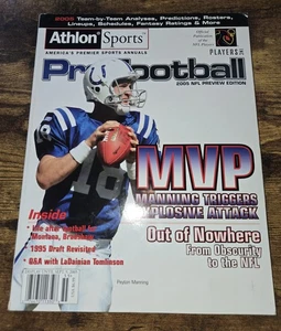 2005 NFL PRO FOOTBALL PREVIEW ISSUE SEASON MAGAZINE ATHLON SPORTS - Picture 1 of 4