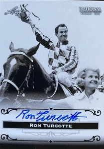 Secretariat Card 2012 National leaf Card Ron Turcotte Autograph - Picture 1 of 3