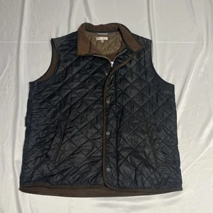 Peter Millar Addison Puffer Weste Damen M schwarz packbar Polyesterfüllung gesteppt - Bild 1 von 10
