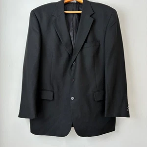 JOS. A. BANK Signature Collection Mens Black Wool Cashmere Blazer Jacket 44R - Picture 1 of 7