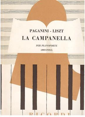 Liszt: La Campanella Per Pianoforte, Dai 6 Grandi Studi Da Paganini - Ricordi