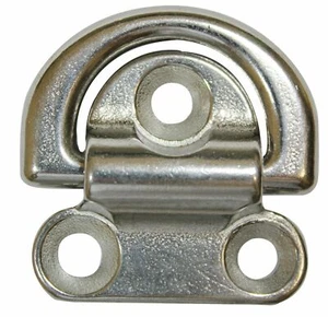 Almohadilla ojo, 316 acero inoxidable plegable barco marino 2,75"" de ancho 11/32"" anillo - Imagen 1 de 2
