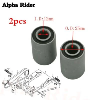 2 x Swing Arm Bushings Bushing Set For Honda CG Motorcycle MB5 S65 CL70 CL90 S90 - Image 1 of 4