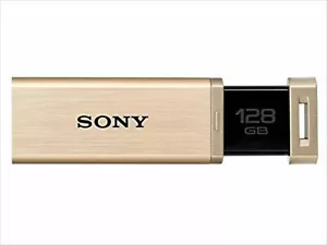 Sony USB3.0 corresponding USB Memory 128GB Gold cap Les USM128GQX N Japan NEW - Picture 1 of 1