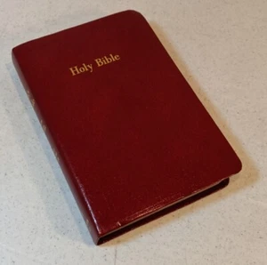 1972 Holy Bible Nelson 1803R Red Letter Dictionary Concordance Revised Standard - Picture 1 of 12