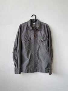 Pretty Green Robina Zip Through Overshirt Grey Size XS - Picture 1 of 10