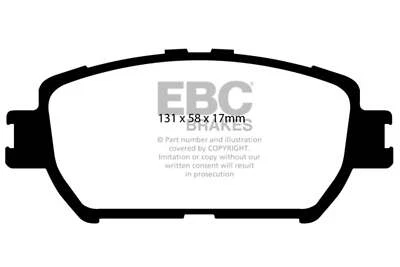 EBC DP31642C Redstuff Ceramic Low Dust Front Brake Pads for 14-15 Lexus IS250 - Изображение 1 из 3