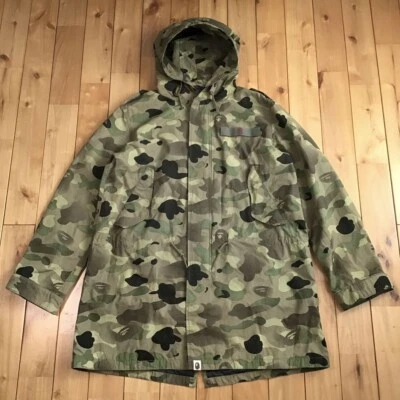 BAPE 迷彩 × Gore 防风模组外套连帽衫夹克 A Bathing Ape L 码 — 第 1/4 张图片