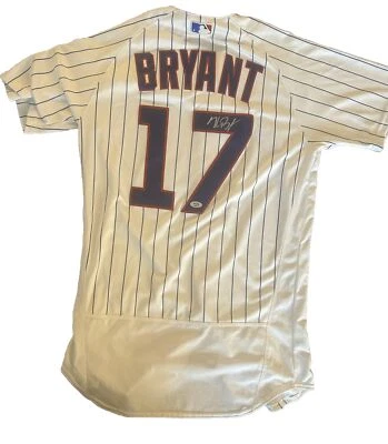 Kris Bryant Signed Chicago Cubs Jersey PSA Authenticated Autographed - Image 1 of 4