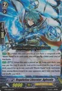 CARDFIGHT VANGUARD REGULATION LIBERATOR AGLOVALE (GOLD PALADIN) BT16/016EN RR - Picture 1 of 3