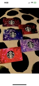 2023 STARBUCKS GIFT CARDS CHRISTMAS SET OF 5 UNUSED FAST SHIP - Picture 1 of 1