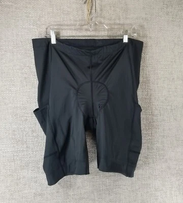 REI Compression Cycling Shorts Adult XXL Black Padded Stretch Pockets Nice! - Image 1 of 4