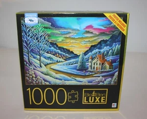 Rompecabezas Big Ben Luxe 1000 piezas paisaje de nieve 27X20 - Imagen 1 de 4