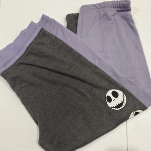 Nightmare b4 christmas lavender and grey jogging thin sweat pants Size 3x New - Picture 1 of 8