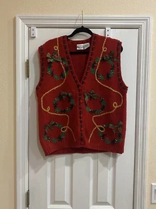 Hasting & Smith Christmas Sweater Size Medium Petites - Picture 1 of 4