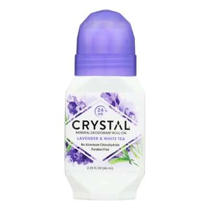 Crystal Deodorant Mineral Roll On Lavender And White Tea 2.25 Oz - Picture 1 of 1