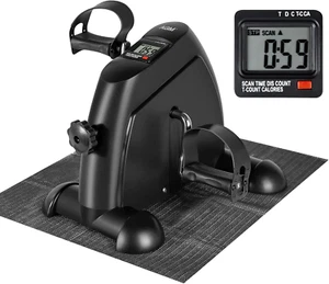Mini Bicicleta de Ejercicio Brazo/Pierna Fitness Stepper Bicicleta Debajo del Escritorio con Pantalla LCD - Imagen 1 de 13