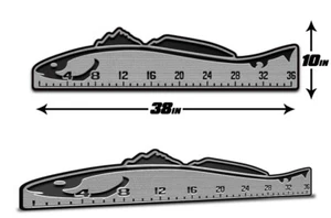 Fischlineal 36" Messen | Abziehen & Kleben - SeaDek Marine EVA Matte - SG/B Rotbarsch - Bild 1 von 9