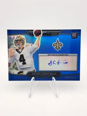 2010 Topps Platinum Blue #21 Sean Canfield RC AUTO /599 - Image 1 of 2