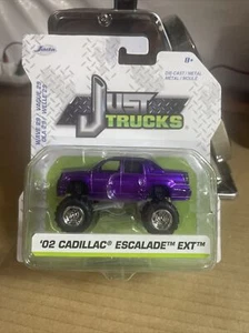 JADA 2021 1/64 DIE CAST JUST TRUCKS PURPLE '02 CADILLAC ESCALADE EXT WAVE 29 NEW - Picture 1 of 9