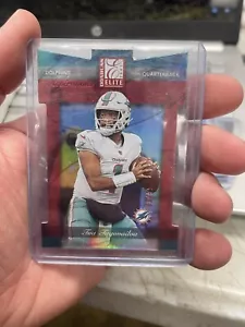 2022 Donruss Elite Tua Tagovailoa Donruss Elite 2002 Aspirations Die-Cut /99 - Picture 1 of 1