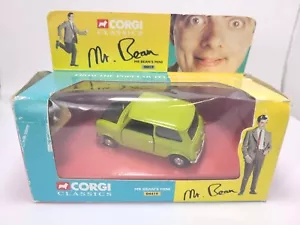 Boxed Corgi Classics 04419 Die Cast Model from the TV Series Mr Bean's Mini - Picture 1 of 8