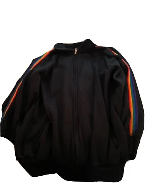 Traje para correr retro vintage de calentamiento rayas arco iris Foto 1 de 4