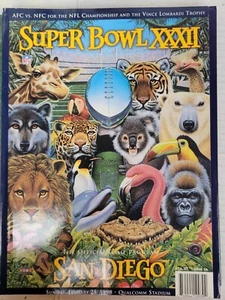 NFL Broncos vs Packers - Super Bowl XXXII - 32 - OFFICIAL GAME PROGRAM, New - Picture 1 of 2