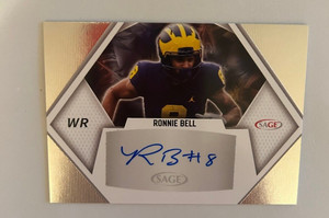 2023 Sage Football Autograph Card Ronnie Bell A-RB