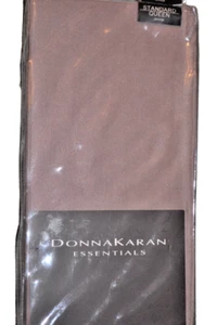 DONNA KARAN Essentials Lustre Seam Standard/Queen Sham Dusk Bedding NIP - Picture 1 of 5