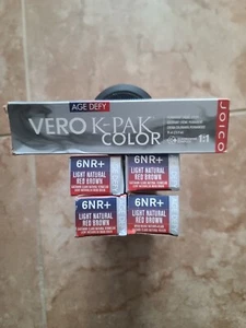 Joico VERO K-PAK COLOR Hair Color 6NR+ Light Red Brown 5 Pieces - Picture 1 of 1