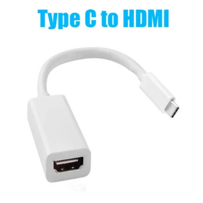 Type C To HDMI HDTV AV TV Cable Adapter For Huawei P50 P40 Samsung S21 S20 LG - Image 1 of 4